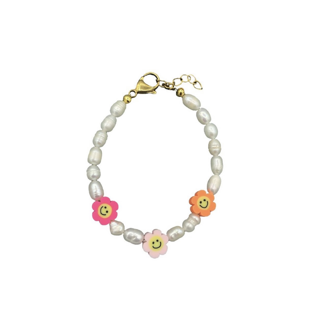 Happy Smiley Pearl Bracelet - Maiora Jewelry